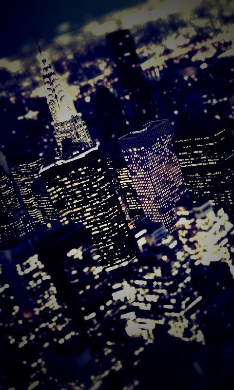 Ночной Нью-Йорк обои