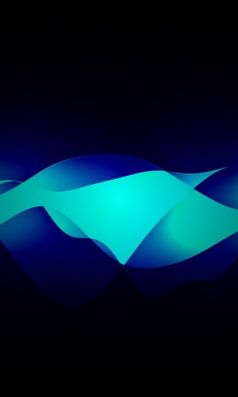 Синии волны обои