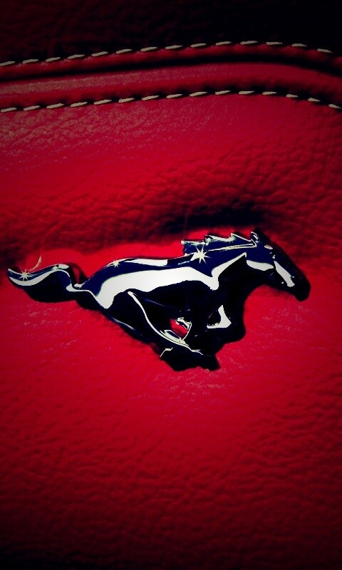 Кожаный салон Форда Мустанг обои