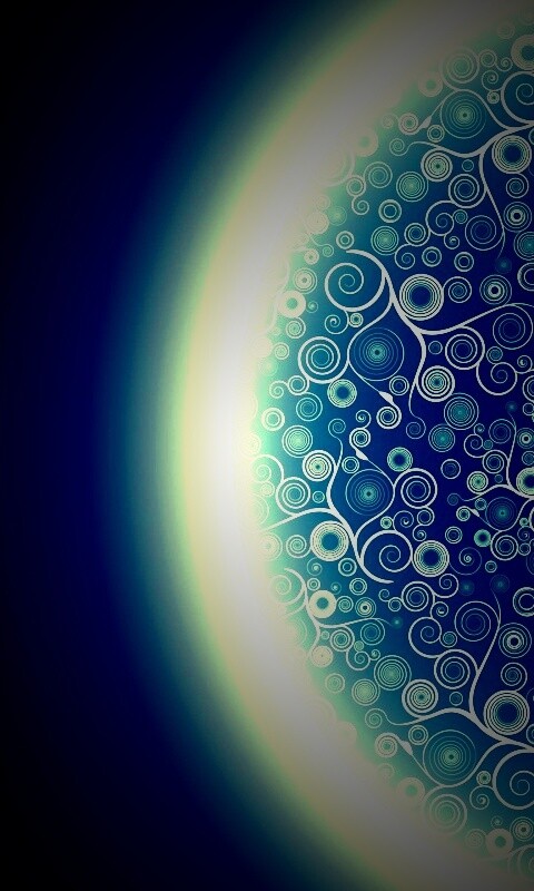 Планета из узоров обои