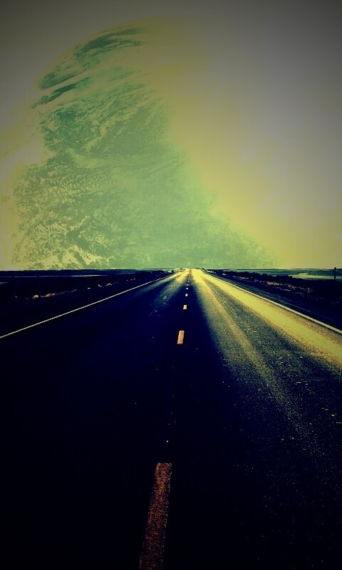 Дорога в луну обои