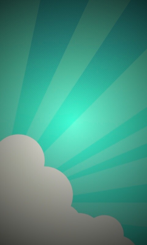 Лучи из-за облака обои