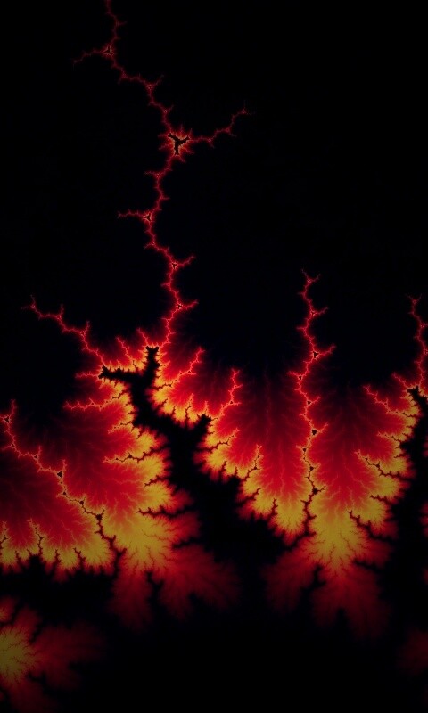 Огненные молнии обои