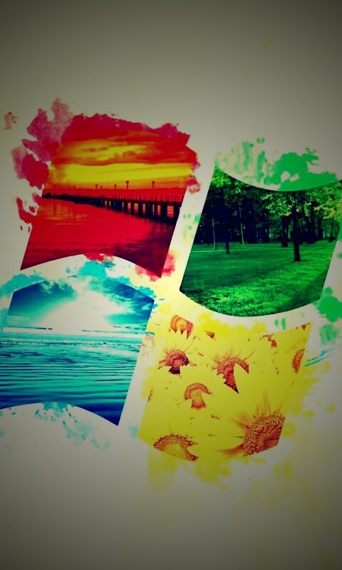 Логотип Winfdows bз фотографий природы обои