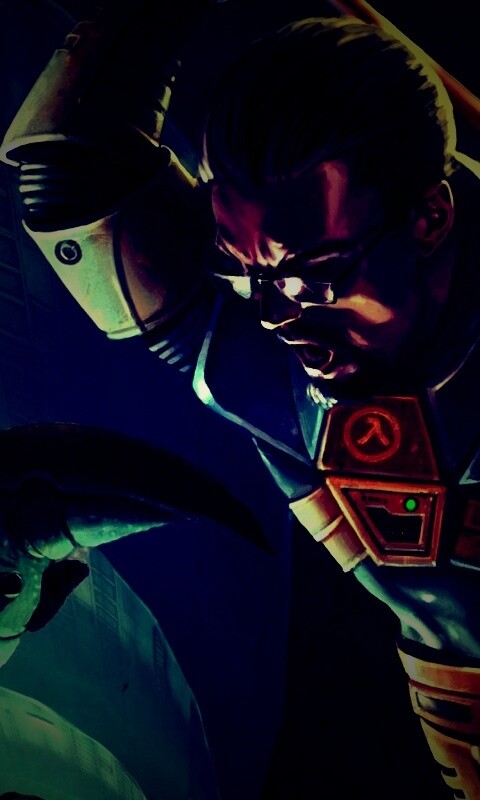 Рисованный Гордон Фримен обои