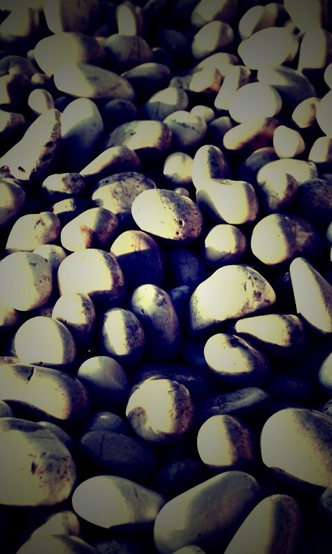 Белая галька обои