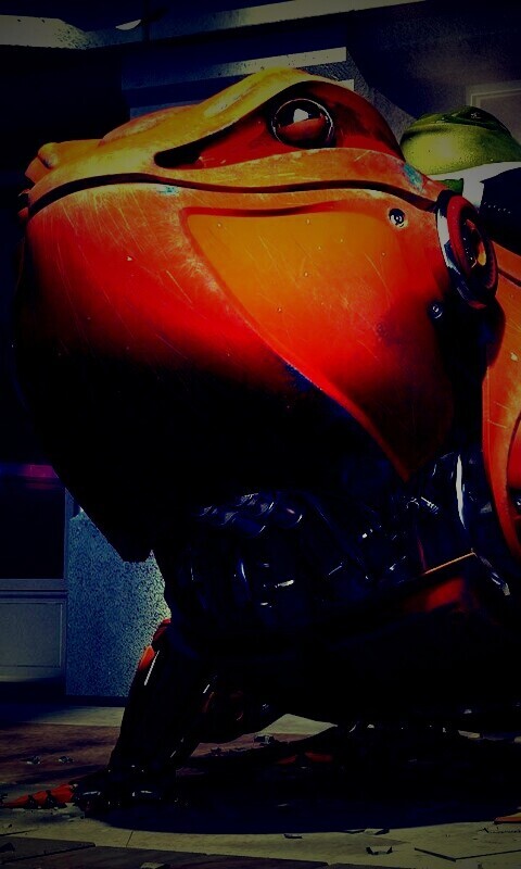 Боевой робот-жаба обои