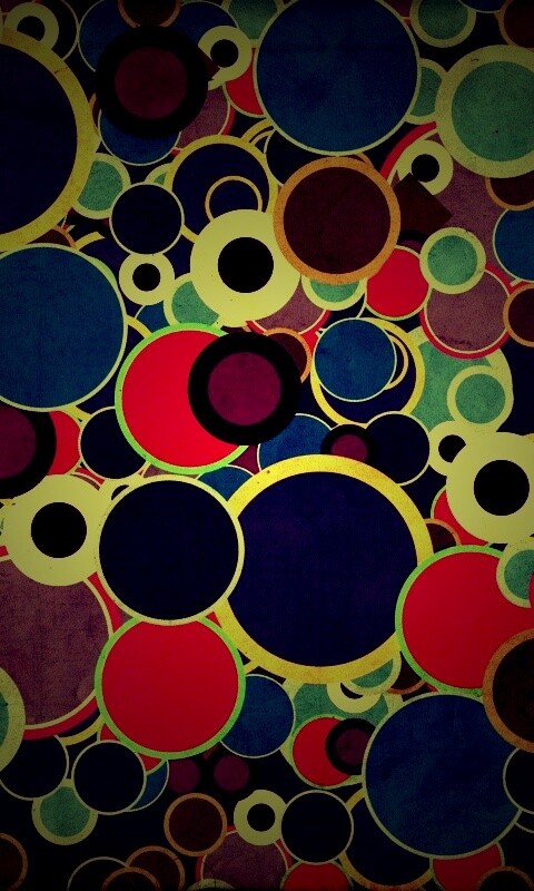 Цветные круги обои