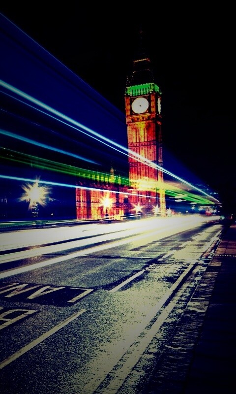 Ночной лондон обои