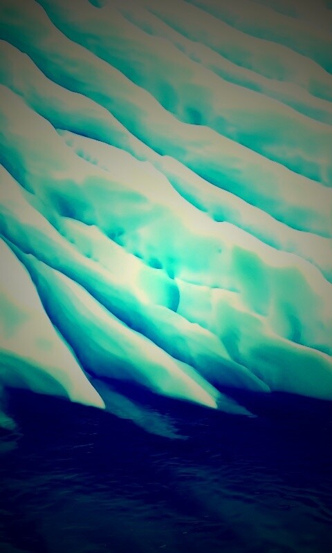 Борозды во льду обои