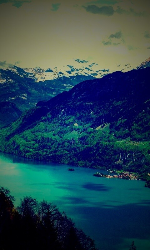 Горная река обои