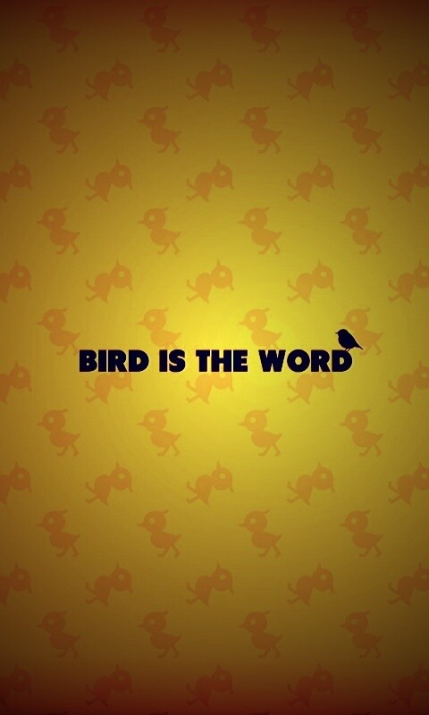 Bird is the word обои