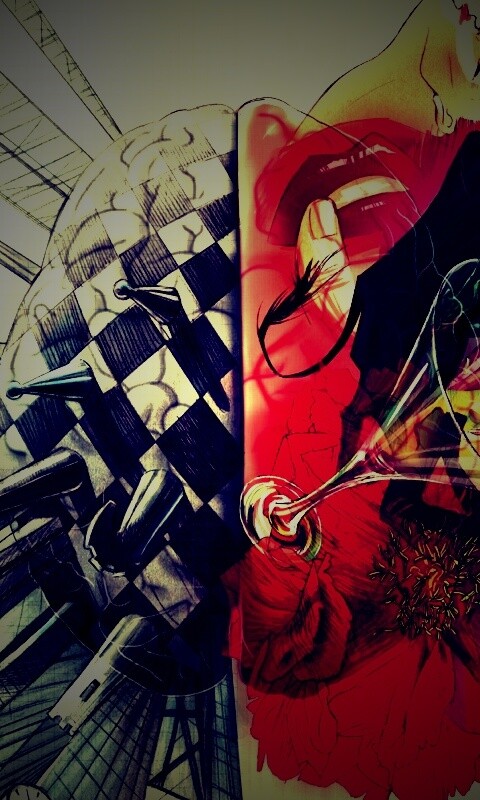 Левая и правая часть мозга обои