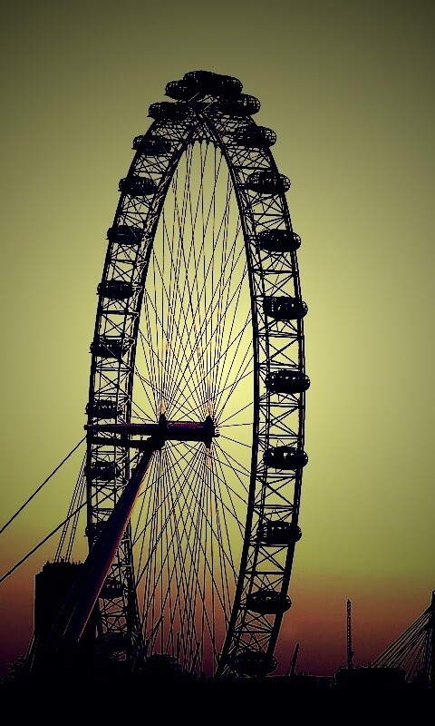 Силуэт Лондона обои