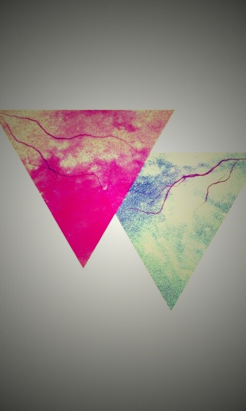 Минималистичные треугольники обои