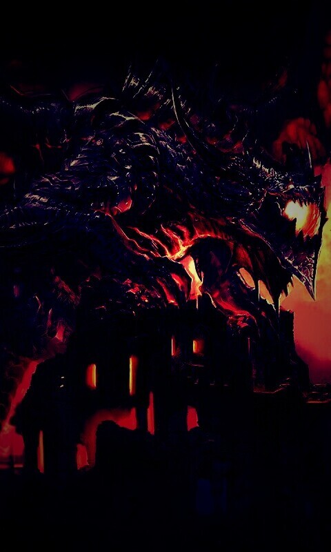 Огромный дракон обои