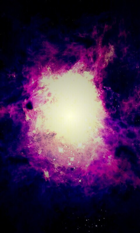 Фиолетовая туманность обои