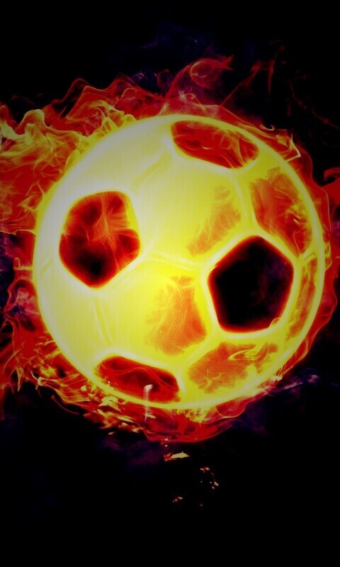 Огненный мяч обои