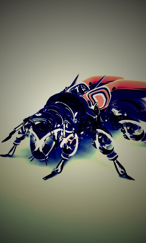 Кибер муха обои