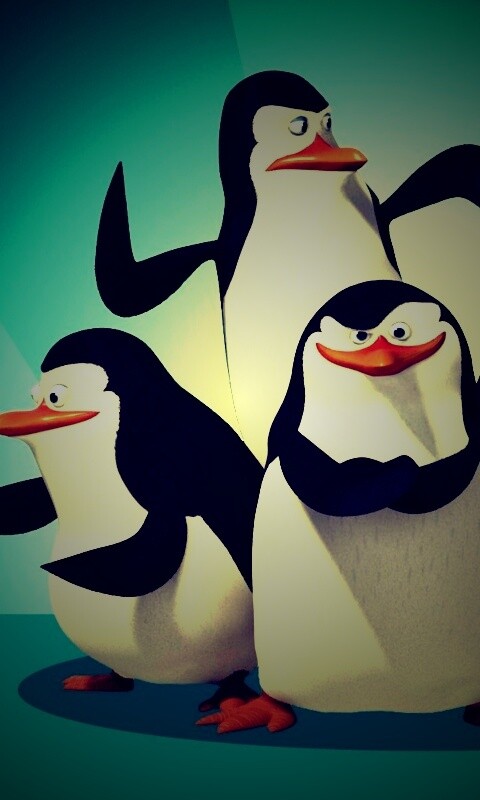 Мадагаскарские пингвины обои