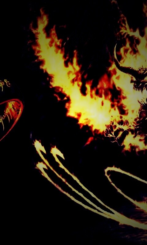 Балрог и Кольцо Всевластия обои