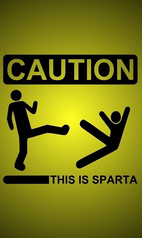 Осторожно, это Спарта обои