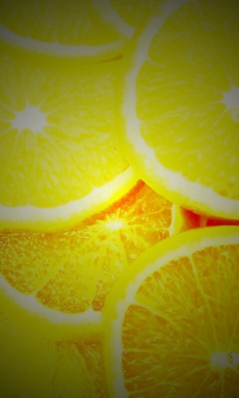 Апельсиновые дольки обои