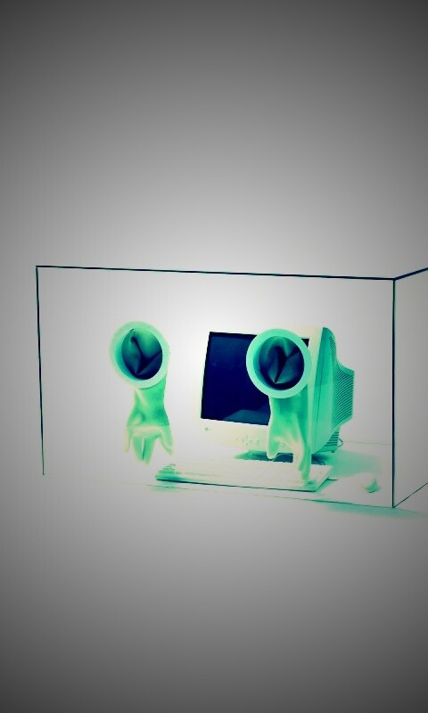 Зараженный компьютер обои