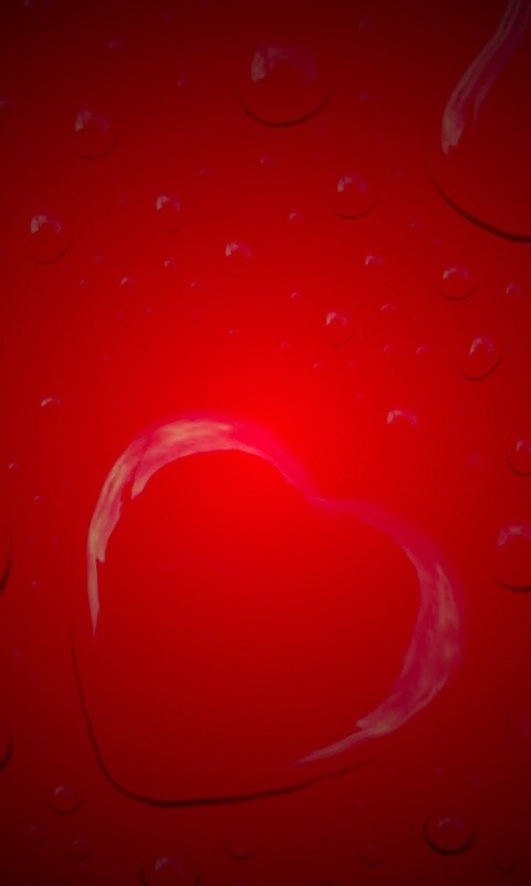 Капли на красном фоне обои