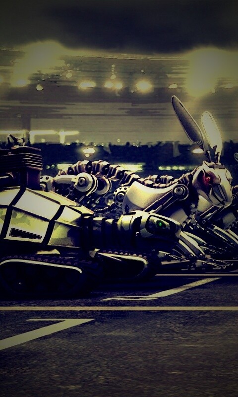 Роботы на старте обои