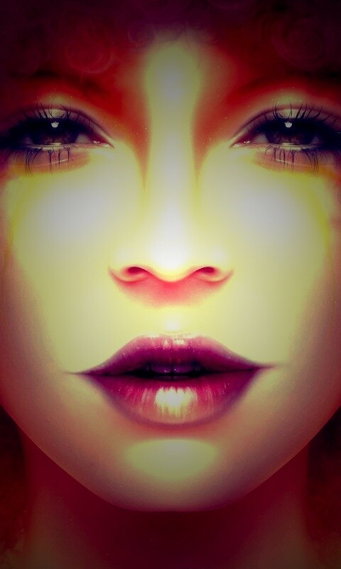 Карамельное личико обои