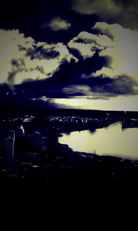 Штормовой Сиэтл обои