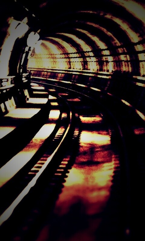 Тоннель метро обои