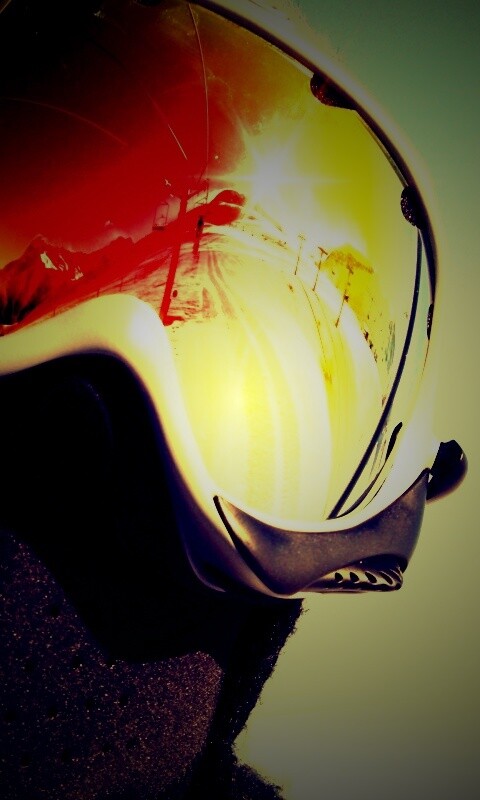 Маска сноубордиста обои