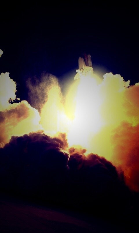 Взлет шатла обои