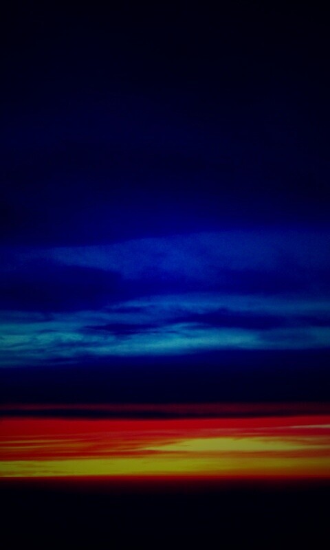 Закатное небо обои