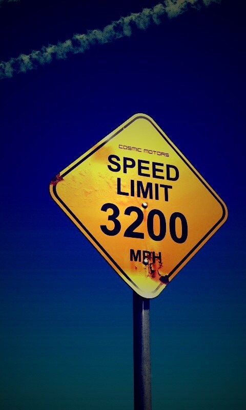 Знак ограничения скорости обои