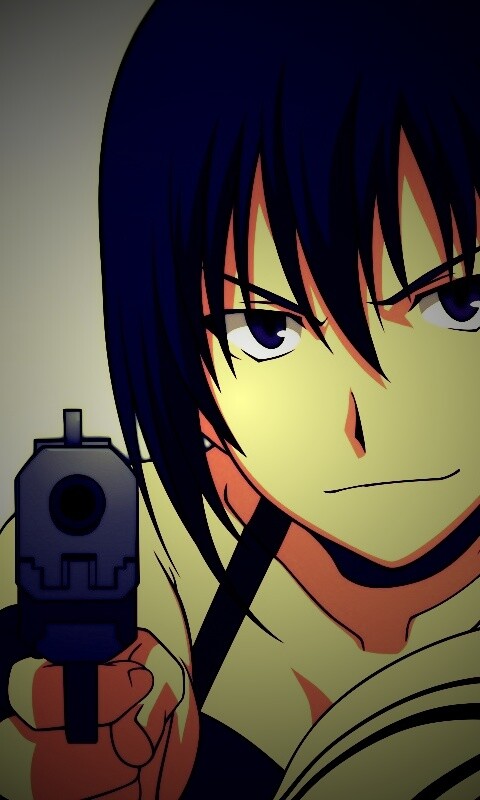 Девушка с пистолетом обои