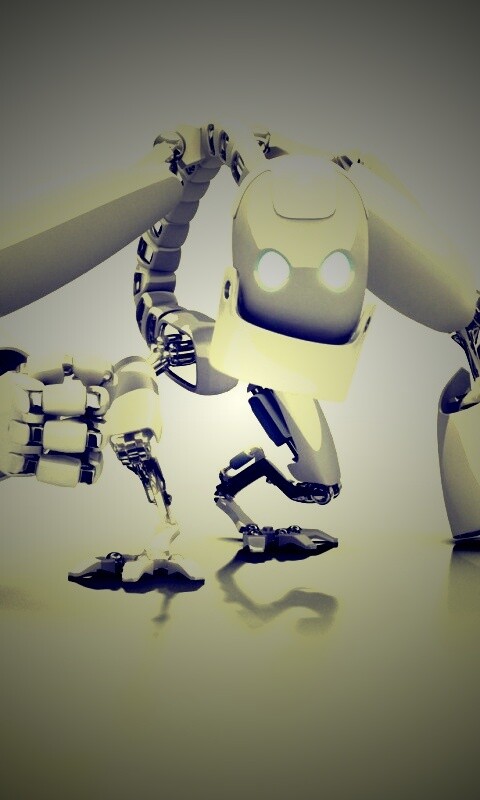 Крадущийся робот обои