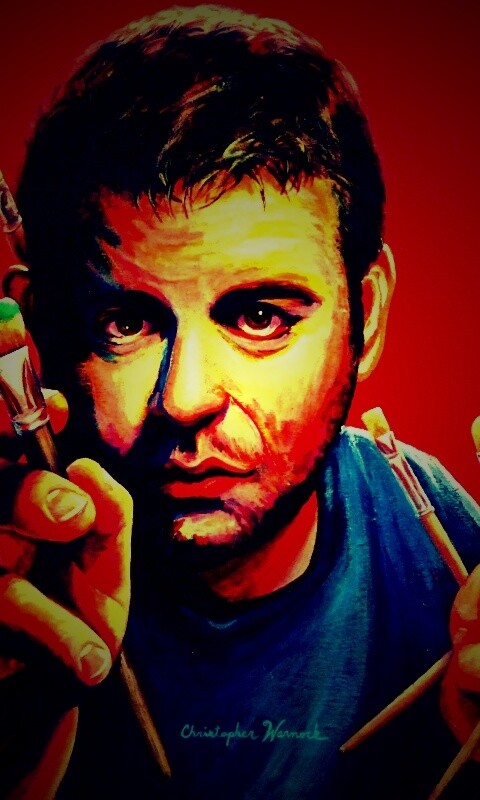 Нарисованный художник обои