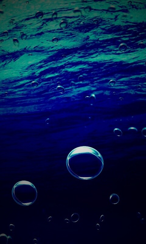 Пузыри под водой обои