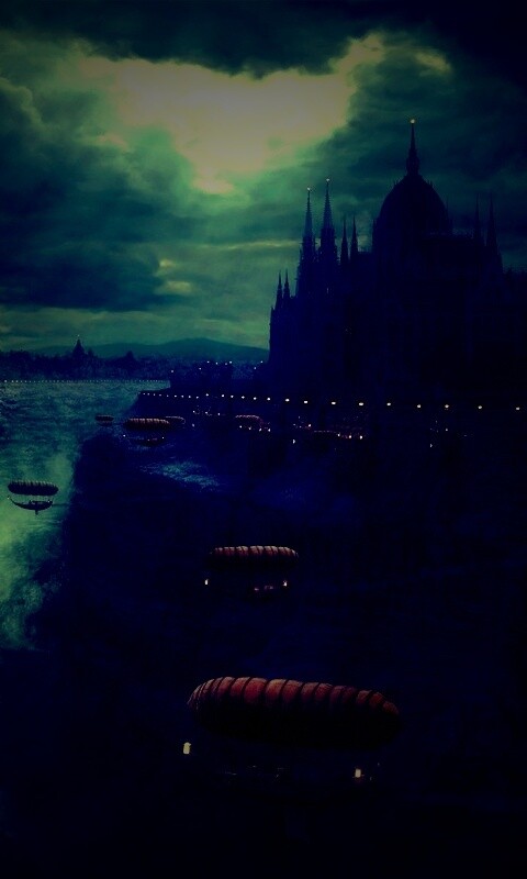 Фентезийный Будапешт обои