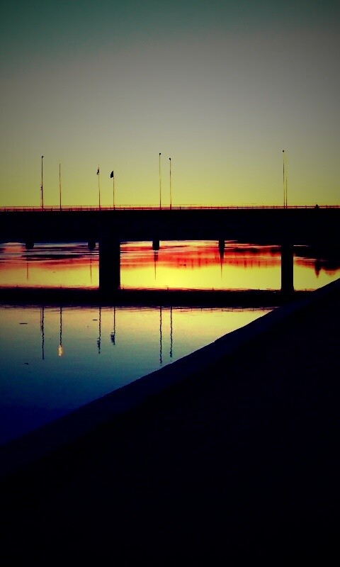 Живописный мост обои