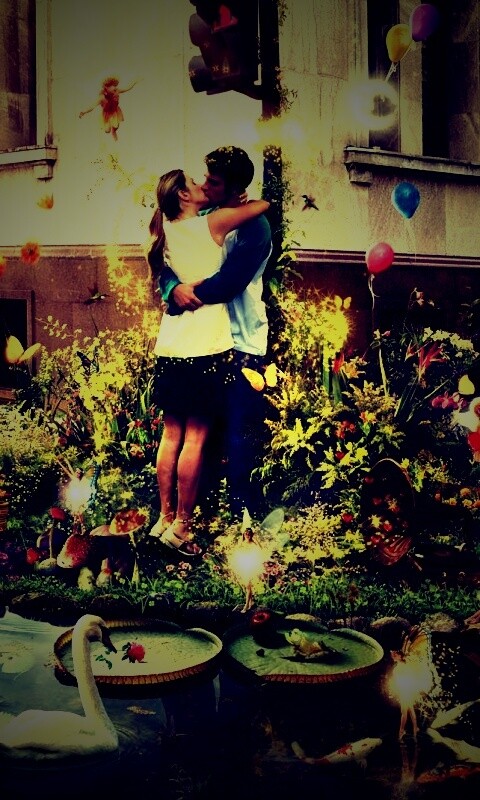 Волшебный поцелуй обои