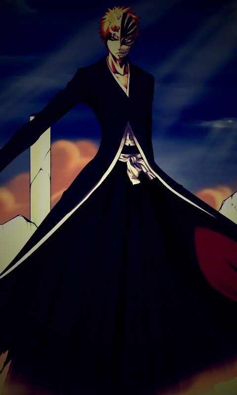 Хичиго в руинах обои