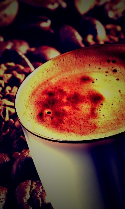 Кружка заварного кофе обои