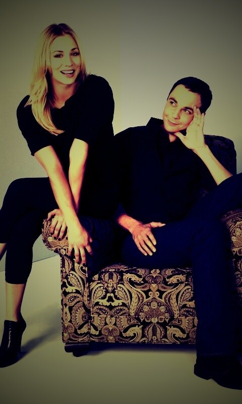 Пенни и Шелдон обои