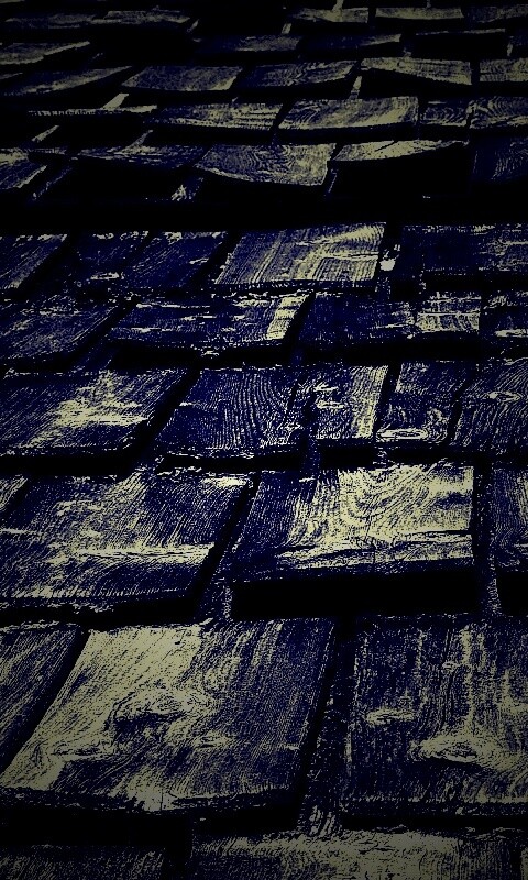 Деревянная крыша обои