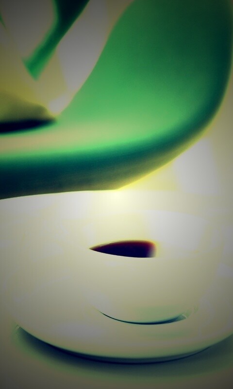 Чашка утреннего кофе обои