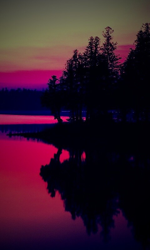 Вечерний пейзаж обои